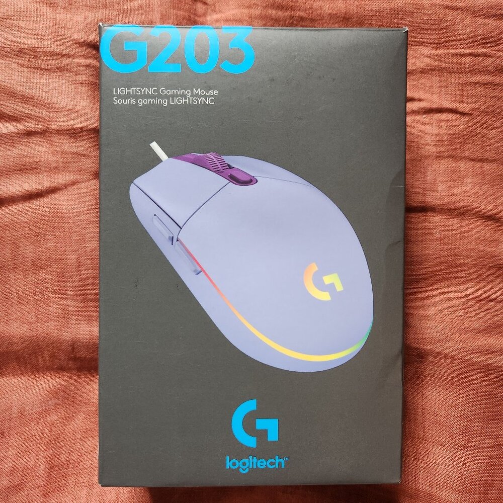 Logitech G203 LIGHTSYNC gaming mouse Not working  Mouse is like new but cat chew